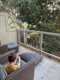 Tranquil Moments on the Balcony