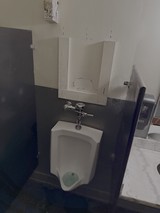 Broken Bathroom Mirror During Construction Renovation