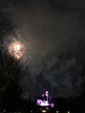 Blazing Fireworks over Disneyland Castle
