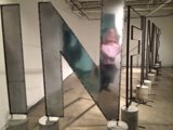 Metal Sculpture and the Woman