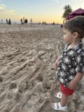 Sunset Contemplation at Waikiki Beach