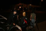 Nighttime Cyclists