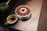 Motor and Controller with Wires