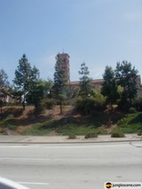 Hilltop Church with a Clock Tower