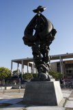 Monumental Statue in Urban Metropolis