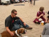 Beach Day with Our Furry Friend