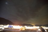Camping Under the Starry Night Sky