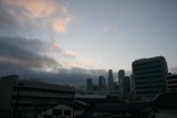 Urban Skyline from a Rooftop