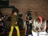 Electric performance by a music band