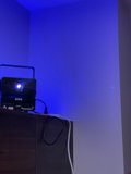 Blue Light Glowing
