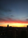 City Lights and Sunset