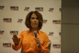 Michele Bachmann Addressing the Crowd