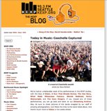 Advertisement for Music Blog