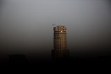Urban Skyscraper Flyby