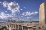 Los Angeles Metropolis as Seen from 6th St Bridge