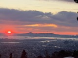 Sunset Over San Francisco Bay from Berkeley Hills