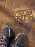 Deport Techs Protest