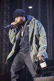Solo Performance by Green-Jacketed Man