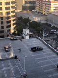 Busy Intersection Parking Lot