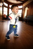 A Moment in Time: Young Explorer at Home