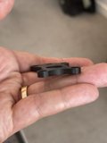 Mysterious Black Object in a Hand