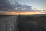 Sunset Over the Canyon Bridge