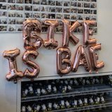 Bike is Bac Balloon Display