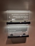 Signage at Zürich's Meeting Hub