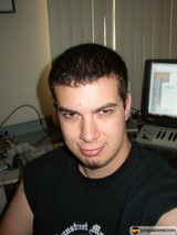 Portrait of a Man Engaged with His Computer