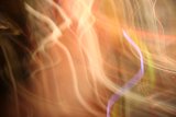 Blurry Fractal Patterned Person