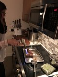 Cooking up a storm in The Broad's kitchen