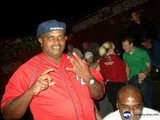 Stylish Man in Red Shirt
