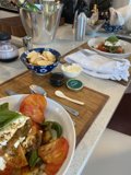 Brunch with Tomatoes and Cheese
