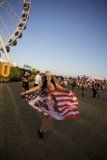 Stars, Stripes, and Songs: A Moment with Lana Del Rey at Coachella 2024