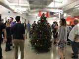 Christmas Gathering around the Tree