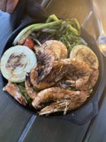 Shrimp and Vegetable Stir Fry in a Pan