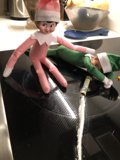 Elf Dolls on the Stove