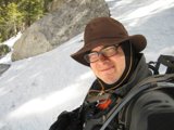 Hat-Wearing Dave B in the Snow