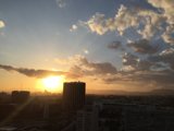A Glowing Sunset over the L.A. Skyline