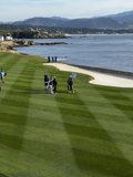 A Perfect Day for Golfing by the Ocean