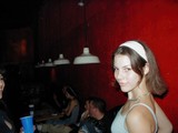 White Headband and Urban Nightlife