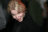 Portrait of a Smiling Blonde Woman