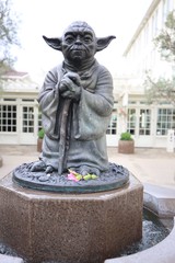 Yoda Statue at Skywalker Ranch Fountain