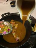 Delicious Dish with Perfectly Poured Sauce