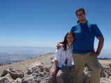 Couple Triumphant at San Gorgonio Mountain Summit