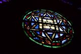 Star of David Stained Glass Window