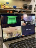 Green Screen Laptop in the Kitchen