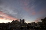 Pink Skies over Metropolis