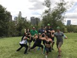 Group of Friends Enjoying Outdoors at Vista Hermosa Park