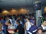 Nightclub Crowd Watching TV
